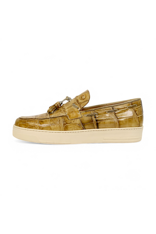 Mauri Chill 8800/1 Alligator / Nappa Slip-On Tassels Sneaker (MA5674)