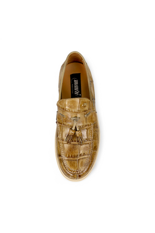 Mauri Chill 8800/1 Alligator / Nappa Slip-On Tassels Sneaker (MA5674)
