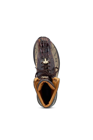 Mauri Chronic 8484 Ostrich Leg, Hornback Tail & Fabric Sneaker
