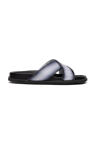 Mauri Coral 5134/6 Alligator Skin & Time Leather Slip-on Sandals (MA5608)