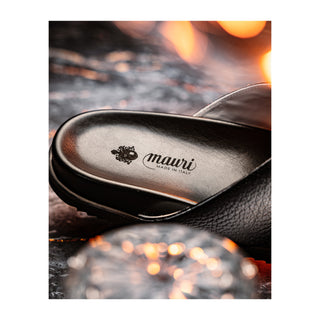 Mauri Coral 5134/6 Men's Shoes Exotic Alligator Skin & Time Leather Slip-on Sandals (MA5608)(Special Order)-AmbrogioShoes