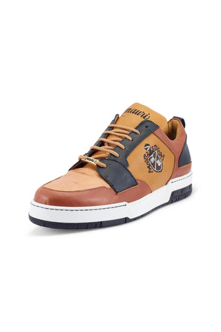 Mauri Crest 8461 Crocodile Skin & Leather Sneakers (MA5493)