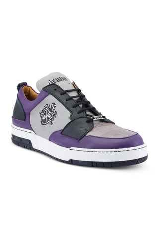 Mauri Crest 8461 Crocodile Skin & Leather Sneakers (MA5493)