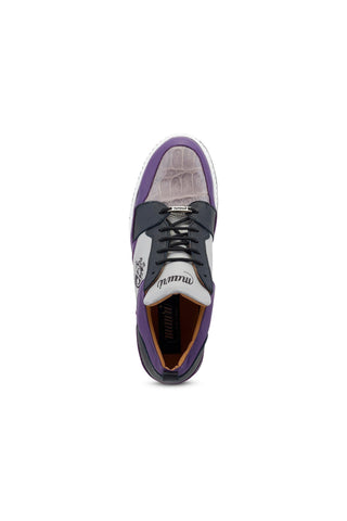 Mauri Crest 8461 Crocodile Skin & Leather Sneakers (MA5493)