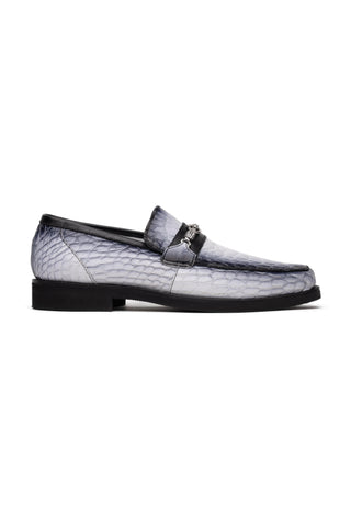 Mauri Debonair 4894-7 Alligator / Nappa Horsebit Split-Toe Loafer