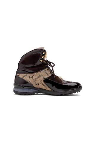 Mauri Diamond 8402 Crocodile / Fabric / Patent High-Top Sneakers (MA5554)
