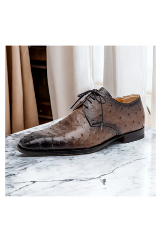 Mauri Dillinger 1056-2 Ostrich-Skin Derby (MA5560)