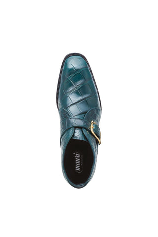 Mauri Esquire 4955 Hutner Green Alligator Chukka Boots (MA5262)