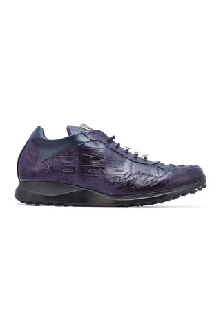 Mauri Everglades M789 Wonder Blue Crocodile / Hornback Crown Sneakers (MA5266)
