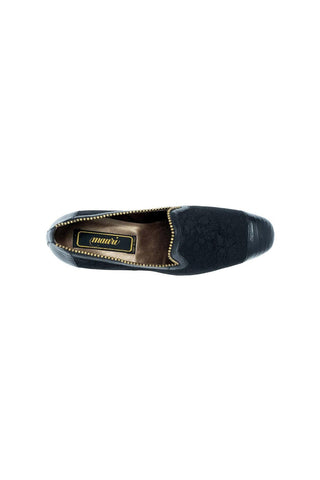 Mauri Finesse Tejus Lizard & Fabric Loafers 3073 (MA5103)
