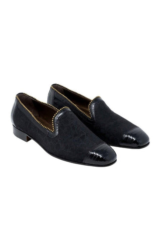 Mauri Finesse Tejus Lizard & Fabric Loafers 3073 (MA5103)