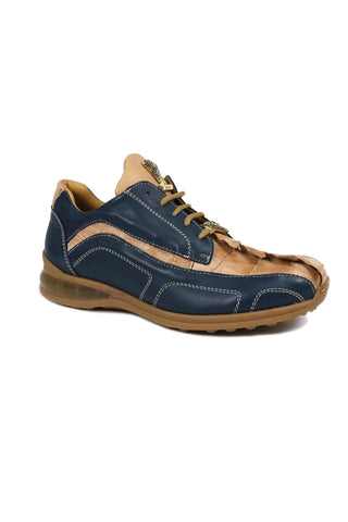 Mauri Flex M799 Exotic Hornback / Nappa Leather Derby Sneakers (MA5643)