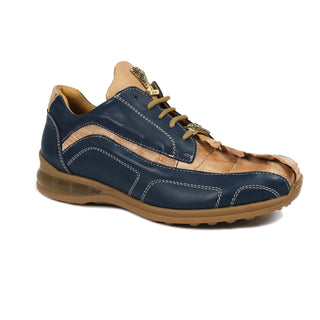 Mauri Flex M799 Exotic Hornback / Nappa Leather Derby Sneakers (MA5643)-AmbrogioShoes