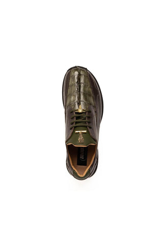 Mauri Flex M799 Exotic Hornback / Nappa Leather Derby Sneakers (MA5643)