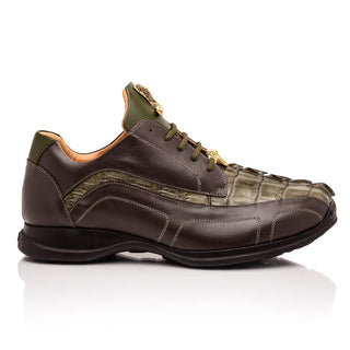 Mauri Flex M799 Men's Shoes Exotic Hornback / Nappa Leather Derby Sneakers (MA5643)-AmbrogioShoes