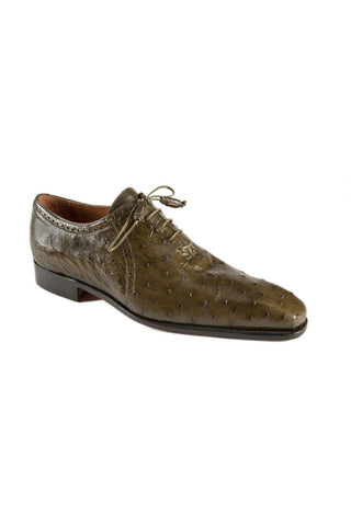 Mauri Forest Green Ostrich Oxfords 4879 (MAO1026)
