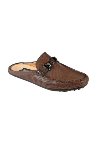 Mauri Freedom Brown Ostrich / Leather Sandals 3473 (MAO1037)