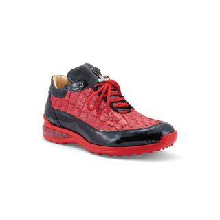 Mauri Gambit 8415 Exotic Hornback & Patent Leather Sneakers (MA5542)-AmbrogioShoes
