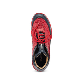 Mauri Gambit 8415 Men's Shoes Exotic Hornback & Patent Leather Sneakers (MA5542)-AmbrogioShoes