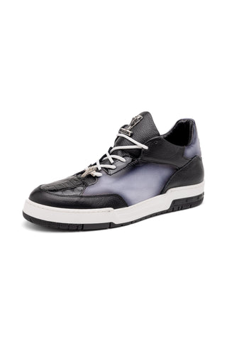 Mauri Ghost 8423 Crocodile / Nappa / Leather Sneakers (MA5571)