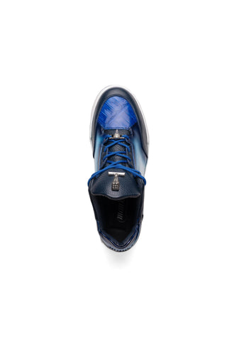 Mauri Ghost 8423 Crocodile / Time / Nappa Casual Slip-On Sneakers (MA5622)
