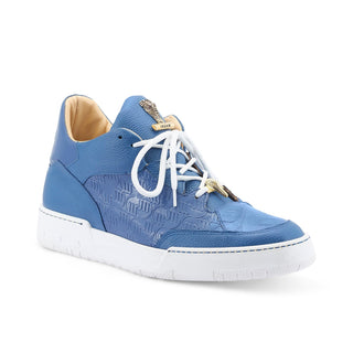 Mauri Ghost 8423 Exotic Crocodile / Patent & Calf-Skin Leather Casual Sneakers (MA5535)-AmbrogioShoes
