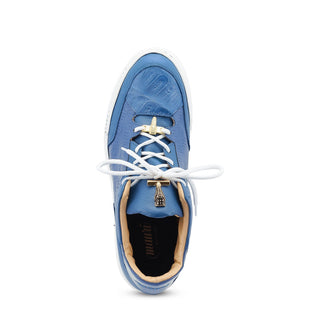 Mauri Ghost 8423 Exotic Crocodile / Patent & Calf-Skin Leather Casual Sneakers (MA5535)-AmbrogioShoes