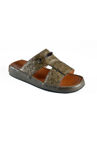 Mauri Green Forest Ostrich Sandals 5039-1 (MAO1052)