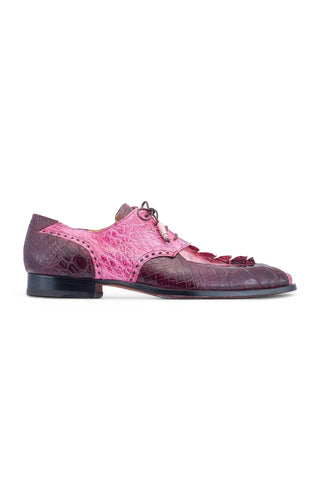 Mauri Groove 3237 Exotic Alligator Skin & Hornback Derby (MA5520)(Made to Order)-AmbrogioShoes