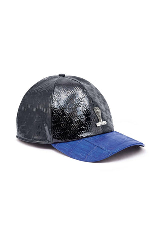 Mauri H65 Classic Men's Crocodile Skin & Nappa Leather Hat (MAH1032)
