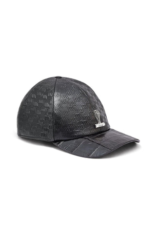 Mauri H65 Classic Men's Crocodile Skin & Nappa Leather Hat (MAH1032)