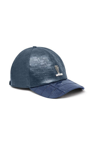 Mauri H65 Classic Men's Crocodile Skin & Nappa Leather Hat (MAH1032)