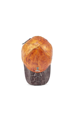 Mauri H65 Men's Crocodile Skin / Hornback Tail / Ostrich Leg Hat (MAH1026)