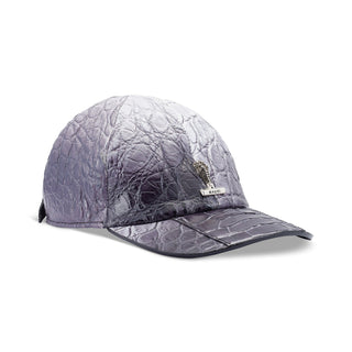 Mauri H65 Men's Gray Combo Exotic Alligator Hat (MAH1035)-AmbrogioShoes