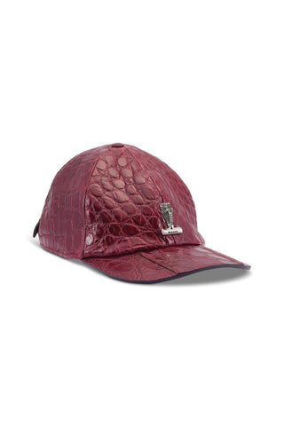 Mauri H65 Men's Ruby Red Alligator Hat (MAH1038)