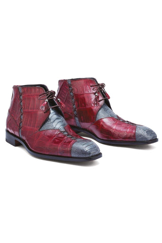 Mauri Harlem 4926 Crocodile / Ostrich Chukka Boot