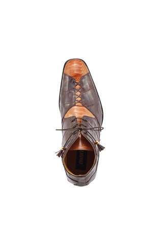 Mauri Harlem 4926 Crocodile Skin & Ostrich Leg Chukka Boots (MA5264)