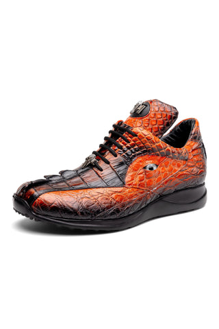 Mauri Hazard 8596-3 Alligator & Hornback Sneakers (MA5566)