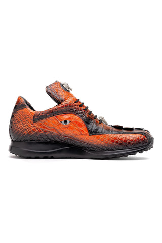 Mauri Hazard 8596-3 Alligator Skin & Hornback Sneakers (MA5566)