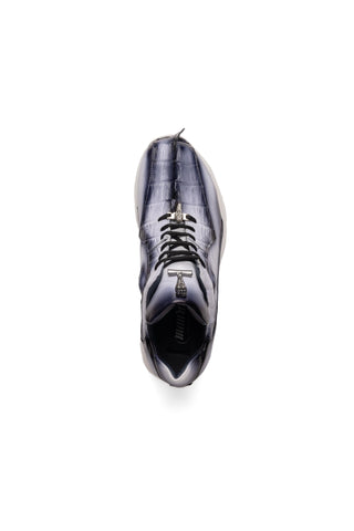 Mauri Hazard 8596 Men's Casual Sneakers in Exotic Hornback & Nappa Leather (MA5594)
