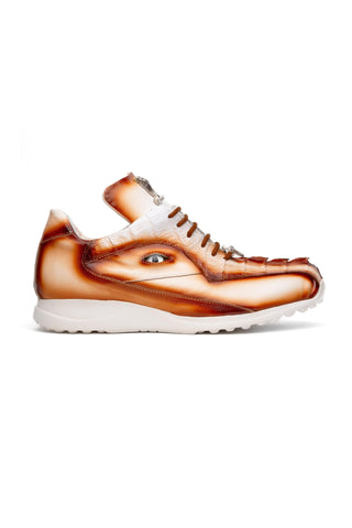 Mauri Hazard 8596/4 Exotic Hornback & Nappa Leather Casual Sneakers (MA5594)