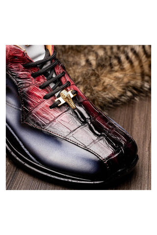Mauri Hazard 8596/4 Exotic Hornback / Nappa Leather Sneakers (MA5644)