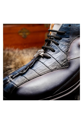 Mauri Hazard 8596/4 Exotic Hornback / Nappa Leather Sneakers (MA5644)