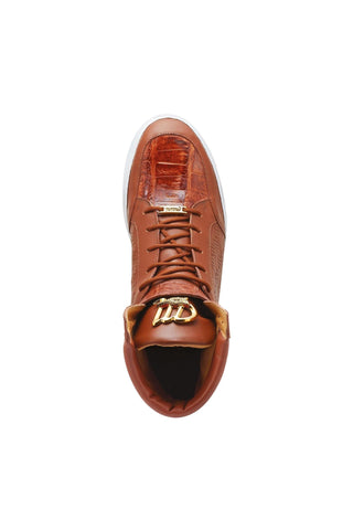 Mauri Hitman 8500 Crocodile Skin & Nappa High-Top Sneakers (MA5277)