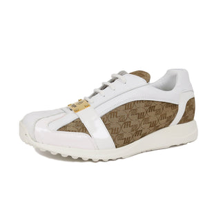 Mauri Kingsman 8665/2 Exotic Crocodile / Fabric / Nappa / Patent Leather Casual Sneaker (MA5673)-AmbrogioShoes