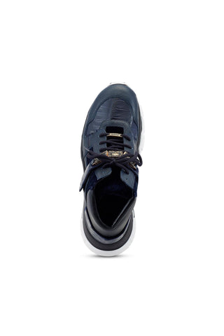 Mauri Luxury 8491 Crocodile / Velvet / Leather Casual High-Top Sneakers (MA5500)