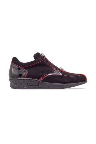 Mauri M791 Jackpot Crocodile / Suede / Patent Sneaker