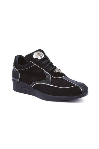Mauri M791 Jackpot Exotic Crocodile Skin / Suede / Patent Leather Sneakers (MA5267)-AmbrogioShoes