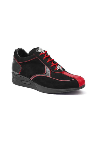 Mauri M791 Jackpot Exotic Crocodile Skin / Suede / Patent Leather Sneakers (MA5267)-AmbrogioShoes