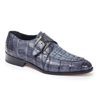 Mauri Mens Shoes Baby Croc Medium Grey Loafers Art 4834 (MA4649)(Special Order)-AmbrogioShoes